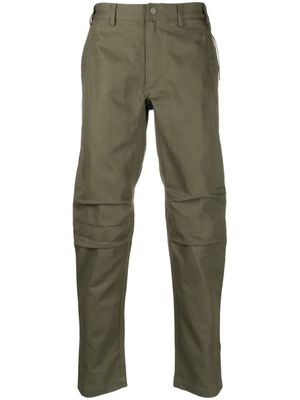 Maharishi pantalon à patch logo - Vert