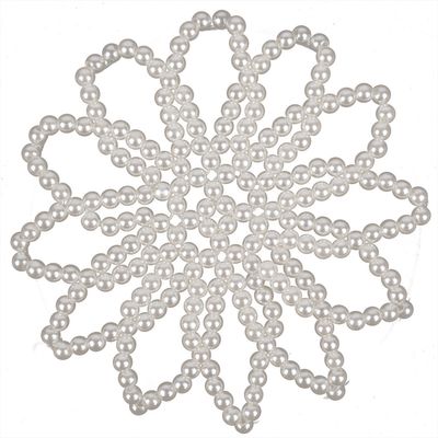 BR Pearl knotnetje wit