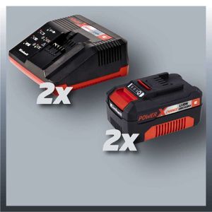 Einhell GE-CM 43 Li M Kit Duwgrasmaaier Batterij/Accu Zwart, Grijs, Rood