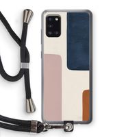 Geo #5: Samsung Galaxy A31 Transparant Hoesje met koord