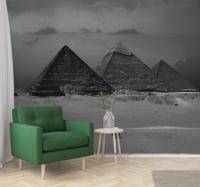 Fotobehang woestijn Zaalpiramides van egypte