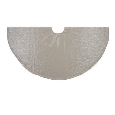 Kerstboomrok - parel champagne - D120 cm - glanzend - kerstboom kleed