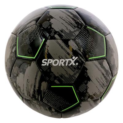 SportX voetbal grey black 330-350gr