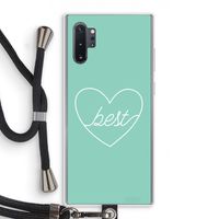 Best heart pastel: Samsung Galaxy Note 10 Plus Transparant Hoesje met koord