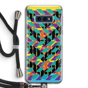 Skew Bee 1: Samsung Galaxy S10e Transparant Hoesje met koord