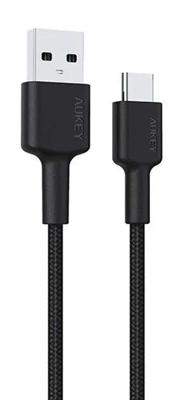 AUKEY CB-CD30 USB-kabel 0,9 m USB A USB C Zwart