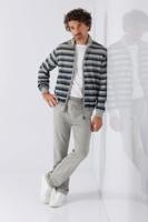 Hajo heren huispak zilvermelange