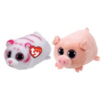 Ty - Knuffel - Teeny Ty's - Tabor Tiger & Curly Pig - thumbnail