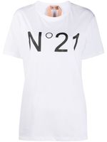 Nº21 t-shirt à logo imprimé - Blanc