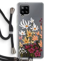 Painted wildflowers: Samsung Galaxy A42 5G Transparant Hoesje met koord