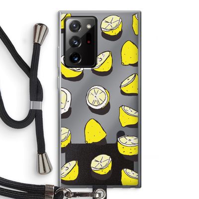When Life Gives You Lemons...: Samsung Galaxy Note 20 Ultra / Note 20 Ultra 5G Transparant Hoesje met koord