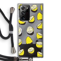 When Life Gives You Lemons...: Samsung Galaxy Note 20 Ultra / Note 20 Ultra 5G Transparant Hoesje met koord