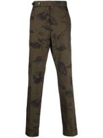 ERDEM pantalon de costume à fleurs - Vert