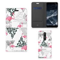 Nokia 5.1 (2018) | Hoesje maken | Flamingo Triangle