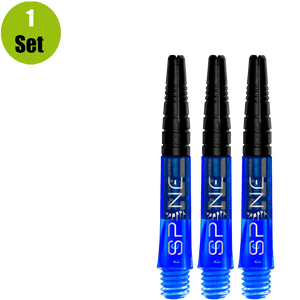 Bulls Spine Dartshafts - Blauw - Short