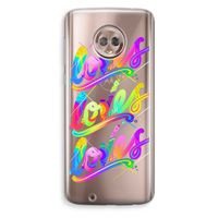 Loves: Motorola Moto G6 Transparant Hoesje