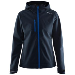 Craft Light softshell winterjas donkerblauw dames M