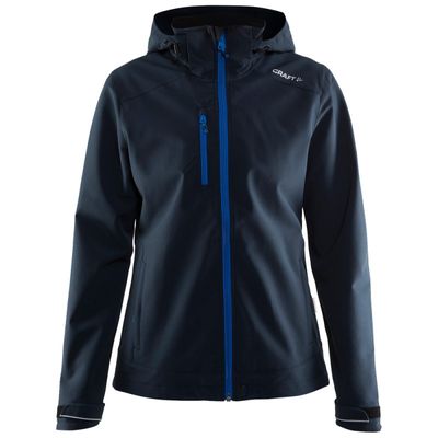 Craft Light softshell winterjas donkerblauw dames S Craft Light softshell winterjas donkerblauw dames S