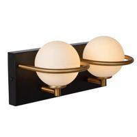 Lucide ISOBEL Wandlamp 2xG9 - Zwart - thumbnail