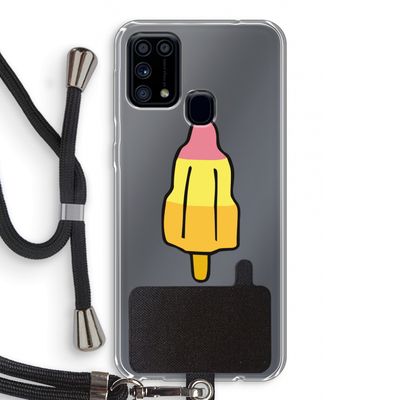 Raketijsje: Samsung Galaxy M31 Transparant Hoesje met koord