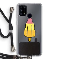 Raketijsje: Samsung Galaxy M31 Transparant Hoesje met koord