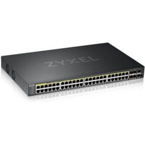 Zyxel GS2220-50HP-EU0101F netwerk-switch Managed L2 Gigabit Ethernet (10/100/1000) Zwart Power over