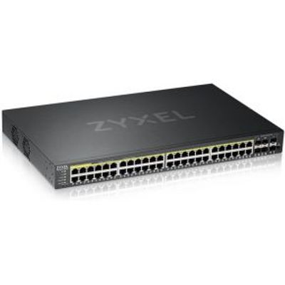 Zyxel GS2220-50HP-EU0101F netwerk-switch Managed L2 Gigabit Ethernet (10/100/1000) Zwart Power over