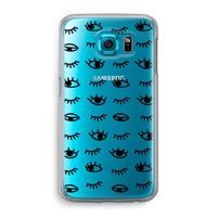 Eye pattern #2: Samsung Galaxy S6 Transparant Hoesje