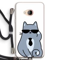 Cool cat: HTC U Play Transparant Hoesje met koord