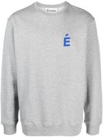 Etudes sweat chiné à patch logo - Gris - thumbnail