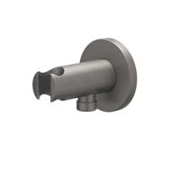 Wandsteun IVY Met Geintegreerde Wateruitlaat 1/2 Geborsteld Metal Black PVD IVY