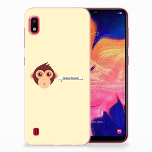 Samsung Galaxy A10 Telefoonhoesje met Naam Monkey