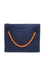 Louis Vuitton Pre-Owned 2018 pre-owned Posette clutch met monogram - Zwart - thumbnail