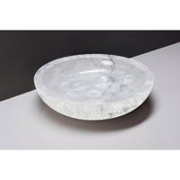 Forzalaqua Verona Xl waskom 50x50x12cm Rond Natuursteen Carrara gepolijst 100441