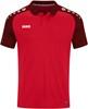 JAKO 6322D Polo Performance Dames - Rood/Zwart - 36