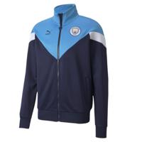 Manchester City Iconic Jacket Junior 2021-2022 - Maat 176 - Kleur: Blauw | Soccerfanshop
