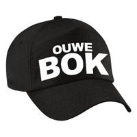 Ouwe bok verjaardag petje - baseballcap - zwart - voor heren - 40 / 50 / 60 / 70 jaar