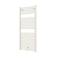 Designradiator Plieger Palmyra 580 Watt Midden- of Zijaansluiting 117,5x50 cm Wit Structuur