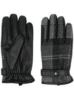 Barbour gants à motif tartan imprimé - Noir