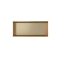 Inbouwnis Aquasplash Colorato 30x60x10 cm Geborsteld Goud Aquasplash