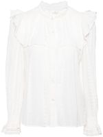 MARANT ÉTOILE blouse Houston à broderies - Blanc