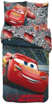Disney Cars Race bed linen 140×200cm, 65x65 cm Disney Cars Race bed linen 140×200cm, 65x65 cm