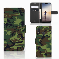 Huawei P20 Lite | Telefoon Hoesje | Army Dark