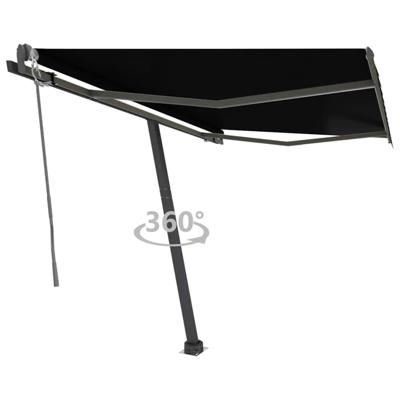 Luifel vrijstaand automatisch 350x250 cm antracietkleurig