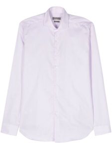 Corneliani chemise à tissu flammé - Rose