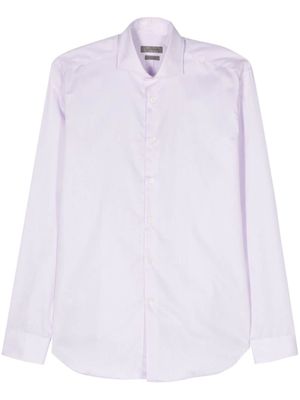 Corneliani chemise à tissu flammé - Rose
