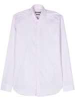 Corneliani chemise à tissu flammé - Rose