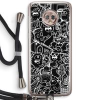 Vexx Black City : Motorola Moto G6 Transparant Hoesje met koord