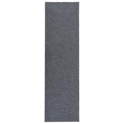 Droogloopmat 100x400 cm grijs