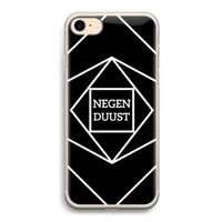 Negenduust geometrisch: iPhone 7 Transparant Hoesje